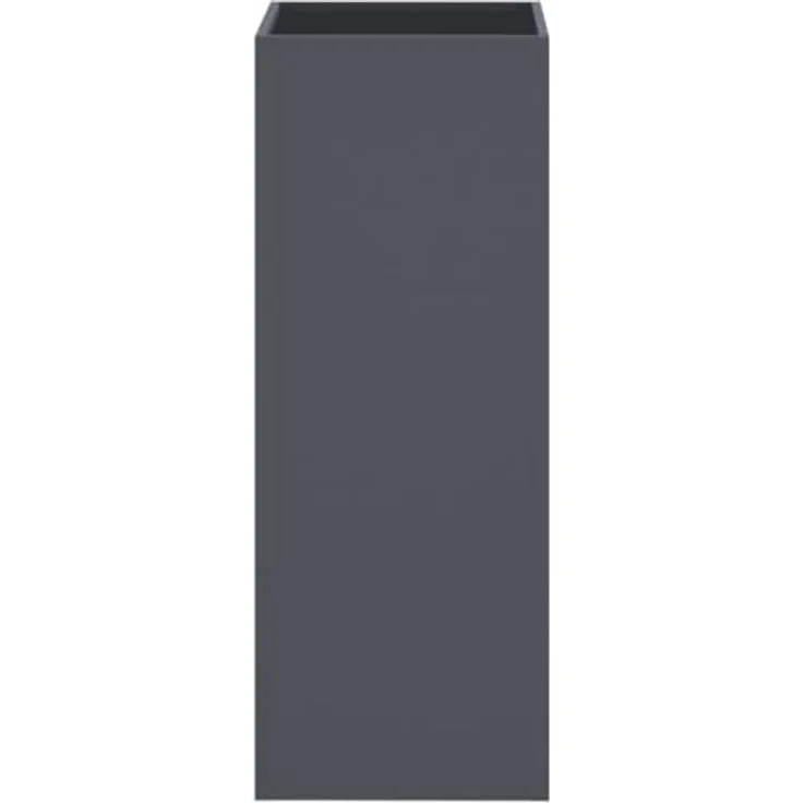 vidaXL Pflanzkübel Anthrazit, Pflanzkasten aus kaltgewalztem Stahl, 32x27,5x75 cm – Bild 5