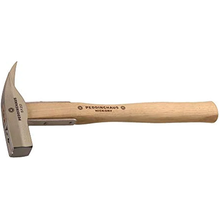 Peddinghaus Hammer LATTHAMMER 'CLASSIC' GROESSE 1 MIT HICKORYSTIEL 650 g - Teilpoliert mit magnetischem Nagelhalter – Bild 2