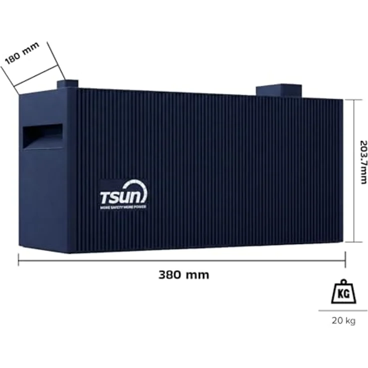 TSUN TSOL-DB2000Lite, Solarspeicher 2,01 kWh LiFePO4, Erweiterungsspeicher mit 6000 Zyklen für TSOL-DCU2000Lite – Bild 7