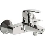 Hansa Wannenfüll- und Brausebatterie Pinto 4511, Einhebelmischer mit Temperaturbegrenzer und Rückflussverhinderer, Chrom