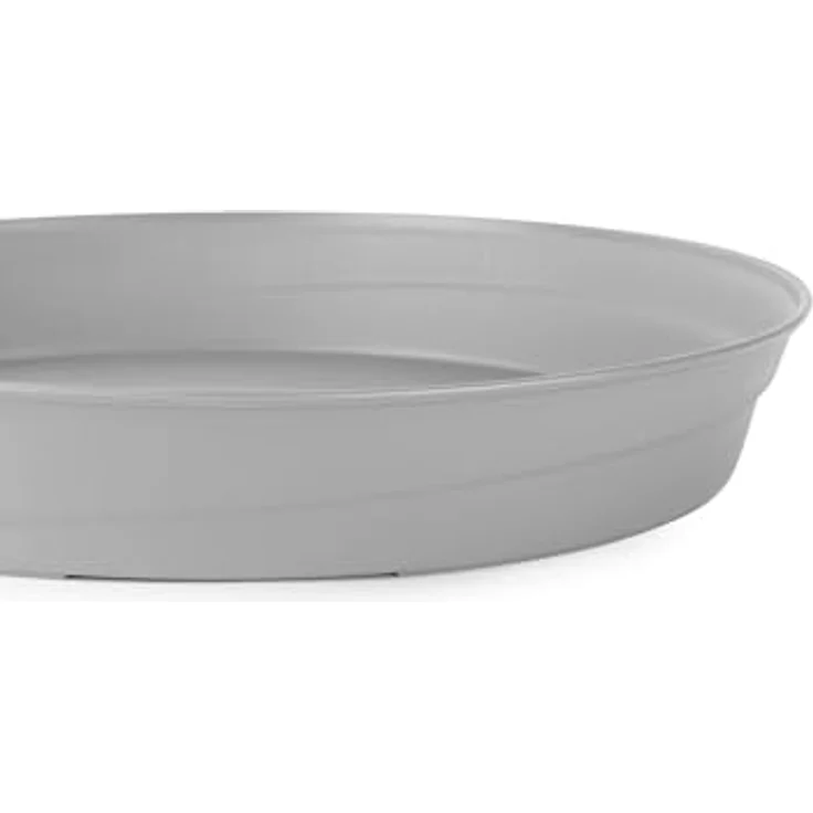 Garronda Blumentopf Untersetzer aus Kunststoff Untersetzer rund für Pflanzentopf Set GD-0023 (3 Stück Grau, ⌀ 16cm H 3cm) – Bild 3