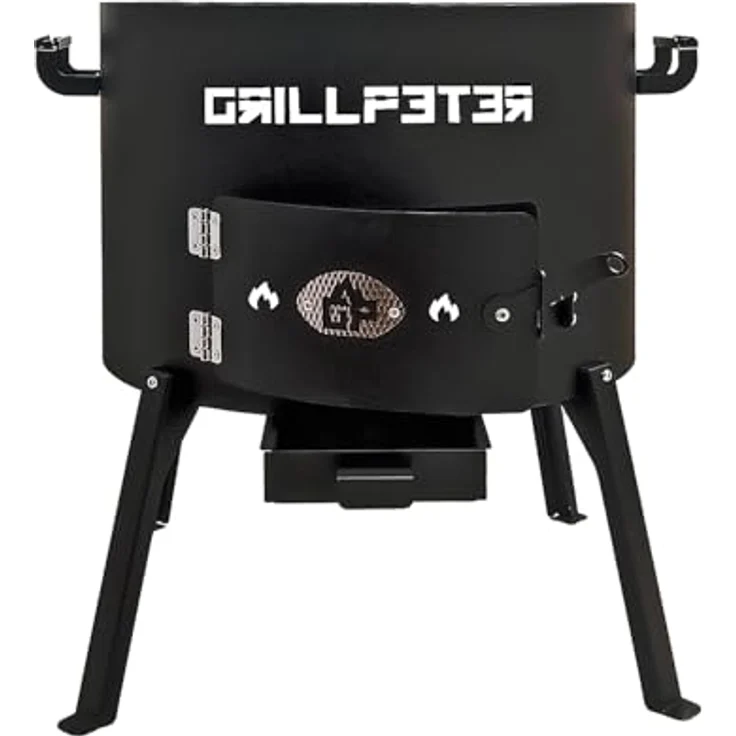 Grillpeter Utschak Nurlan Feuerofen für Kazan 22L Uchag Ø50 cm, sehr stabil – Bild 1