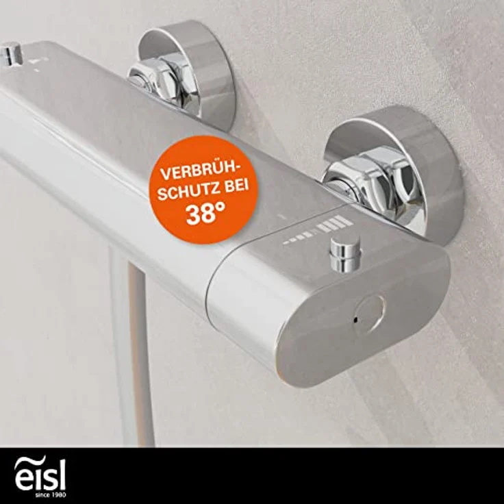 EISL Thermostat Duscharmatur CARNEO, Chrom – Bild 4