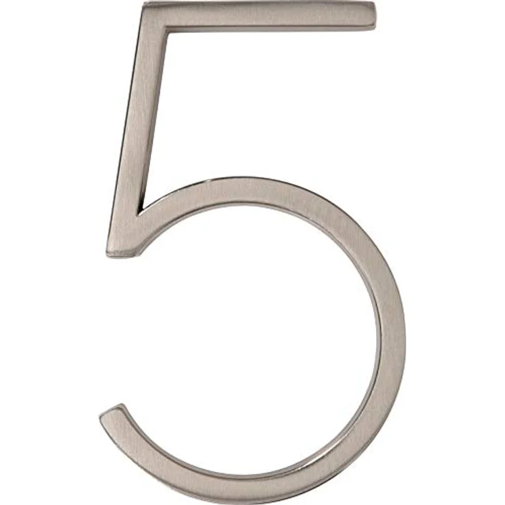 Distinctions 844705, gebürstetes Nickel, Hausnummer 5, schwimmend, 12,7 cm, Upgraded – Bild 1