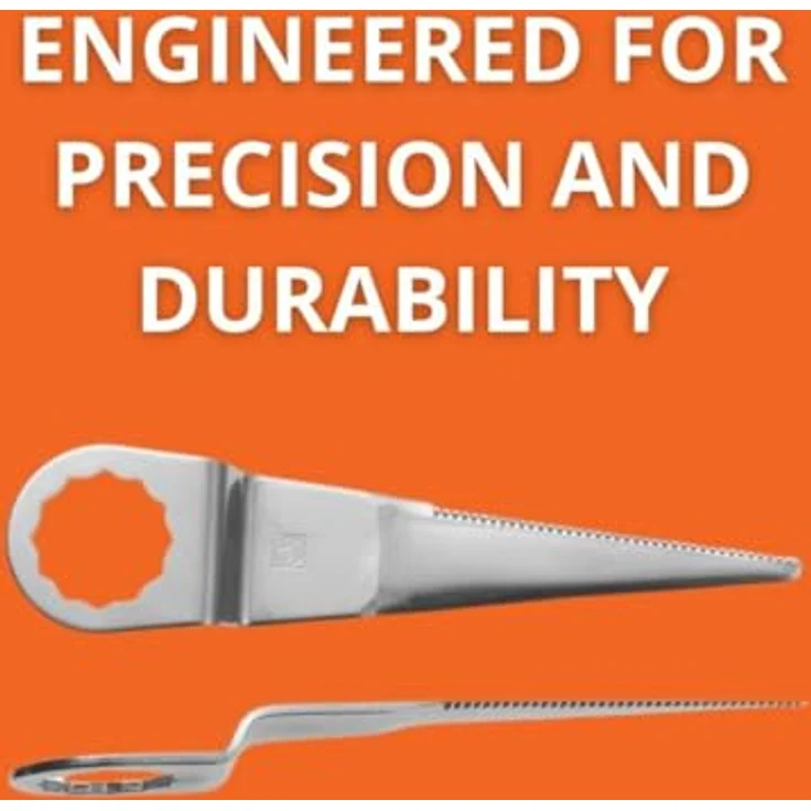 Fein Stichsägeblatt MESSER 2er Pack, verzahnt, Z-Biegung, 120 mm Gesamtlänge, geeignet für Karosserieanbauteile – Bild 4