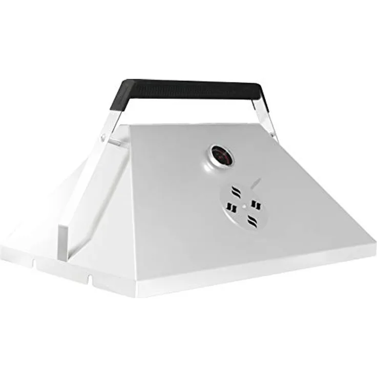 THÜROS Barbecuehaube für T4 Grillfläche 40x60 cm, Edelstahl mit Thermometer und Luftregulierung für präzises Grillen