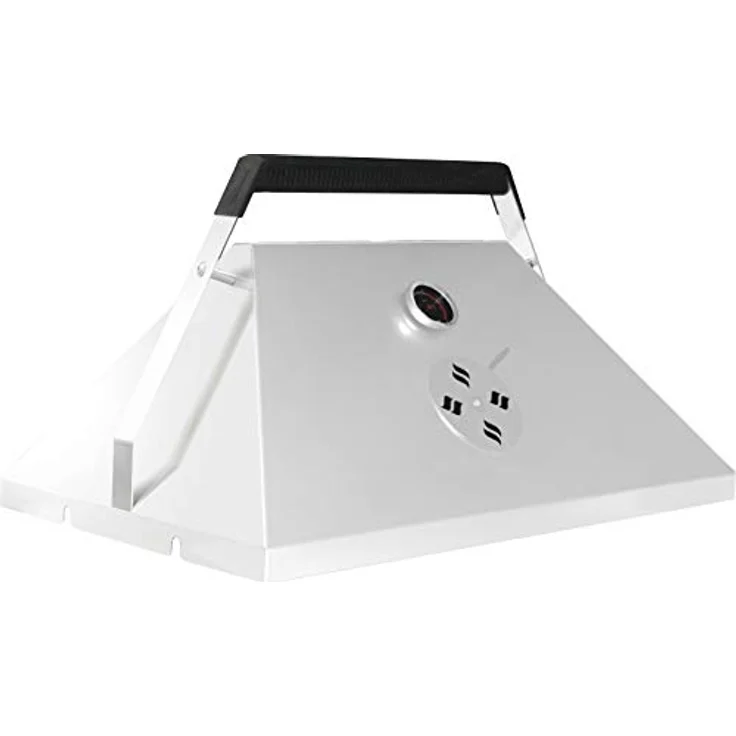 THÜROS Barbecuehaube für T4 Grillfläche 40x60 cm, Edelstahl mit Thermometer und Luftregulierung für präzises Grillen