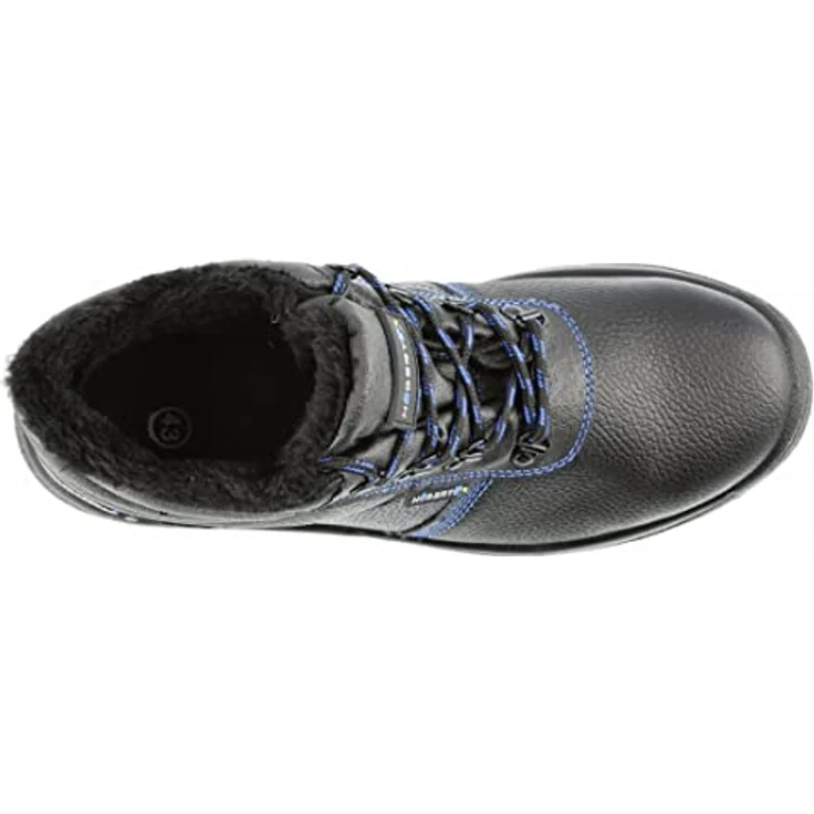 Högert Technik MURITZ, Winter-Arbeitsstiefel S3 SRC 45, isolierte Stiefelette, schwarz – Bild 4
