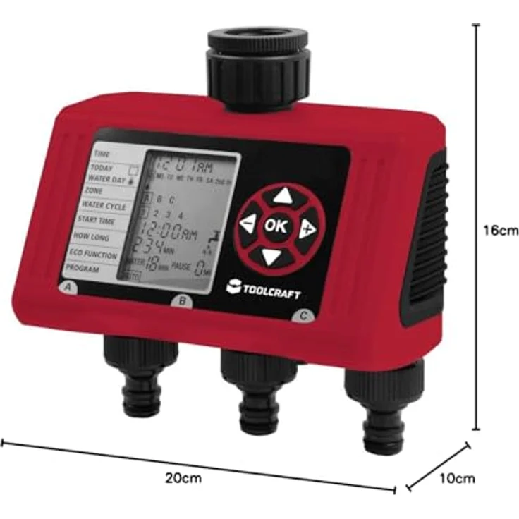 TOOLCRAFT 2302366 Bewässerungscomputer – Bild 3