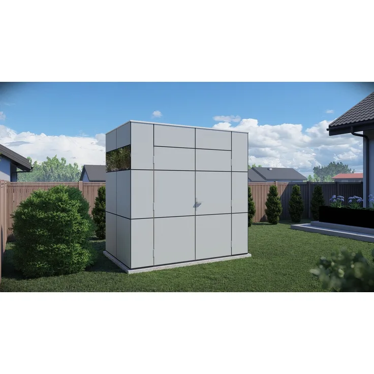 BERTILO Gartenhaus HPL Mini, witterungsbeständiges Gartenhaus in Architekturqualität, BxT: 231x165 cm, farbstabil, verschiedene Farben verfügbar