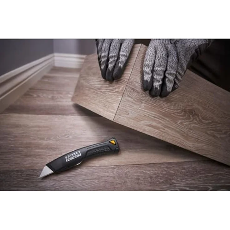 STANLEY FMHT10500-0, Cuttermesser mit feststehender Klinge, schwarz, inkl. 2 Trapezklingen und 1 Hakenklinge, ergonomisches Design für professionelle Anwendungen – Bild 18
