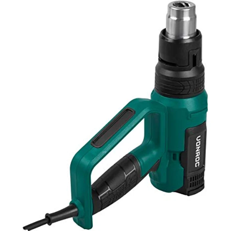Heißluftpistole| Farbabbrenner 2000W – 60 Temperaturstufen (50°C - 650°C) & 5 Gebläsestufen (250 – 500L-min) – Incl. Zubehör und Aufbewahrungstasche – Bild 3