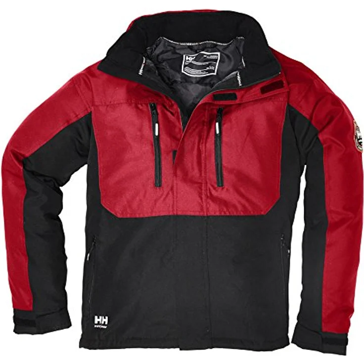 Helly Hansen Berg Jacket, Arbeitsjacke mit YKK-Reißverschluss, abnehmbarer Kapuze und reflektierenden Designdetails, Größe L – Bild 3