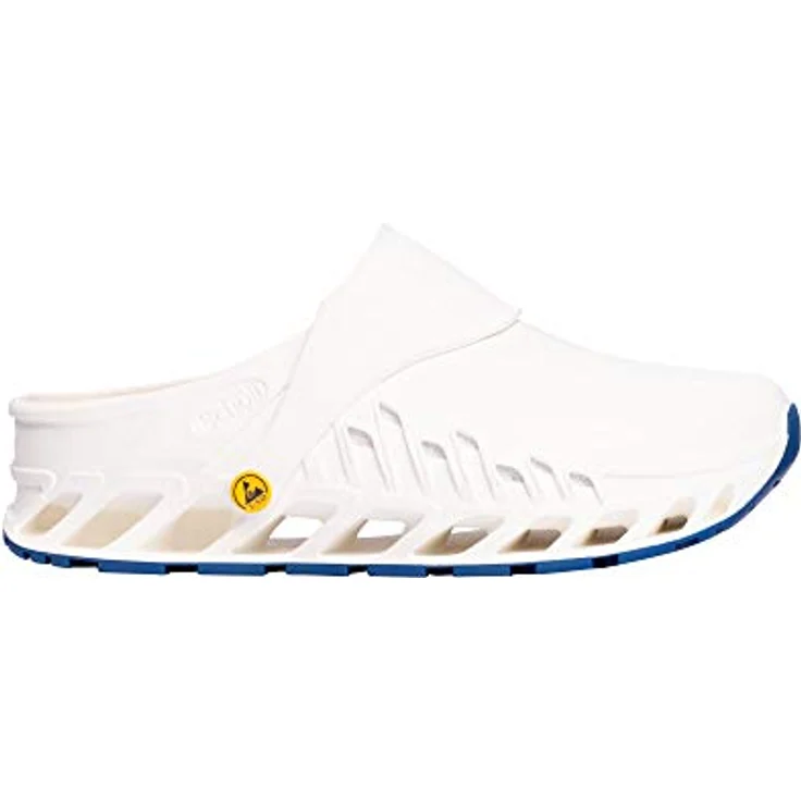 Mobilex Scholl Evoflex Sicherheitsschuhe, unisex weisse Clogs, Größe 40, Kunstleder – Bild 3