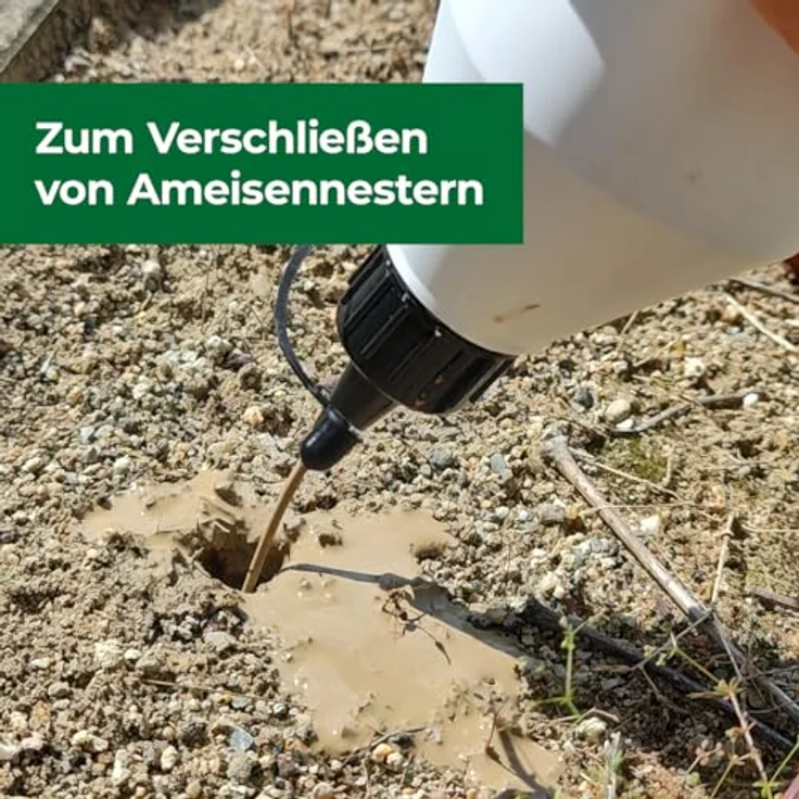 PROTECT HOME Ameisen Nestverschluss, natürliche Bekämpfung von Ameisennestern, 750 ml Flasche, insektizidfreies Lehm-Wasser-Gemisch – Bild 5