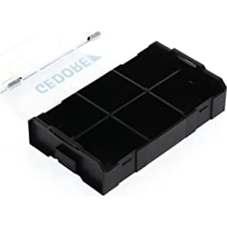 GEDORE 2950529 L-BOXX Mini, 260 x 155 x 63 mm, Fächer individuell anpassbar, Für Schrauben, Muttern und weitere Kleinteile verwendbar