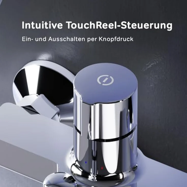 AM.PM Wannenarmatur X-Joy TouchReel Mischbatterie Badewanne FXT10500, chrom, intuitive Touchsteuerung, optimale Geometrie für Waschbecken von 50 bis 120 cm – Bild 6