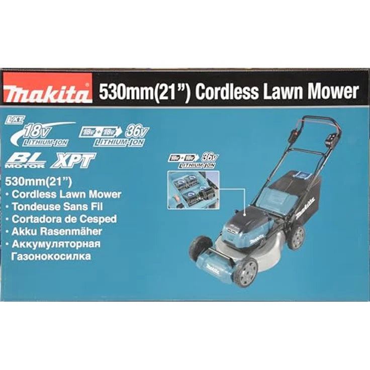 Makita DLM534Z Akku-Rasenmäher 2x18V (ohne Akku, ohne Ladegerät) – Bild 21