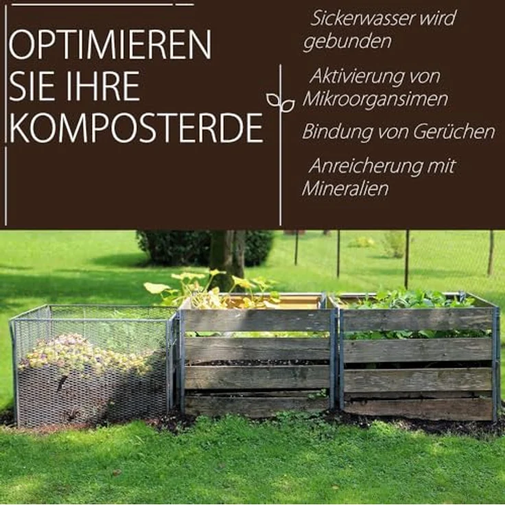BodenHerz Bodenaktivator Bodenverbesserung Bodenverbesserer Bodengesundheit Mineralien für Beet Rasen 100% Natürlich 25 kg petigi – Bild 5