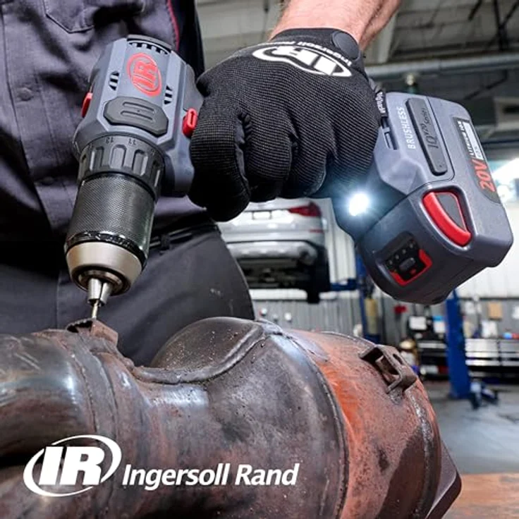Ingersoll Rand D3141, Kompakt Akku-Bohrschrauber 20V mit 450 Nm Drehmoment, 2x 2,5Ah Akkus und Ladegerät – Bild 8
