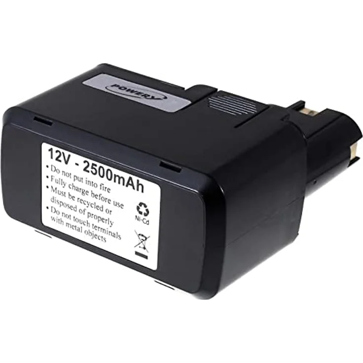 Powery Standardakku für Bosch Bohrschrauber PSR 12VES-2, 12V 2500mAh NiMH – Bild 5