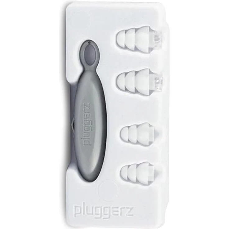 Pluggerz Ohrstöpsel Music Premium Doppelpack mit Spezial-Filter, Silikon, über 100x wiederverwendbar, Aufbewahrungsbox, antiallergisches Material – Bild 5
