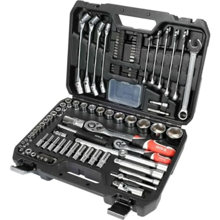 Yato Zestaw kluczy 93el 1/2' / 1/4', System-Koffer mit 3 Jahren Garantie – Bild 2