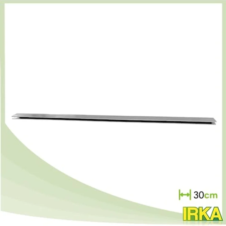 IRKA Rasenkanten schmal 18 cm mit Versteifungskante + klick-Fix-System + doppelter Korrosionsschutz | Flexible Beeteinfassung Metall | Rasenkante verzinkt | 1 Meter – Bild 3