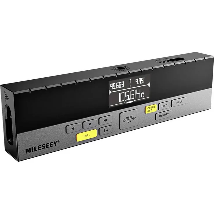 MILESEEY DP20Pro Laser-Entfernungsmesser, 120m Reichweite, Magnesium-Aluminium-Legierung, Dual-Lasermessgerät mit N-Segmentfunktion