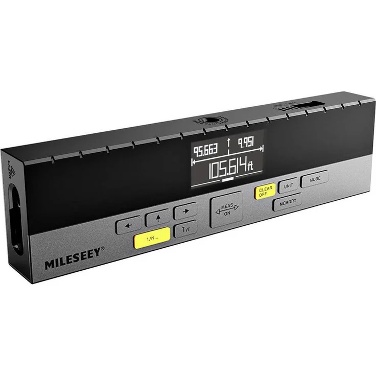 MILESEEY DP20Pro Laser-Entfernungsmesser, 120m Reichweite, Magnesium-Aluminium-Legierung, Dual-Lasermessgerät mit N-Segmentfunktion