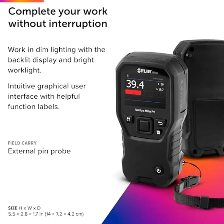 FLIR MR60 Profi-Feuchtigkeitsmessgerät – Bild 6
