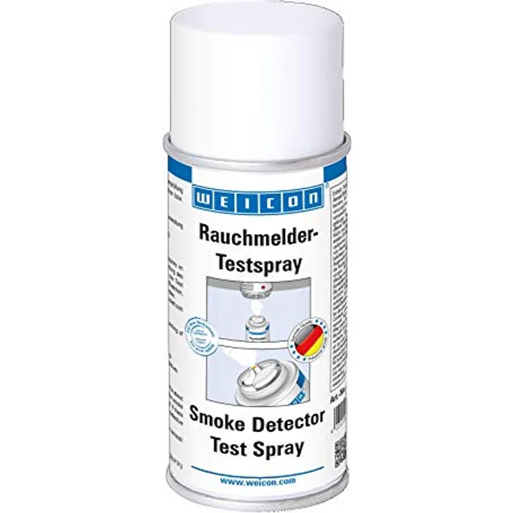 WEICON Rauchmelder-Testspray 150 ml | rückstandsloses Prüfspray für photoelektrische & optische Rauchmelder | silikonfrei