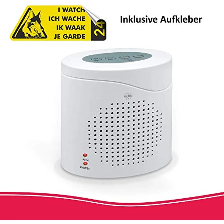 ELRO ARD51 Elektronischer Wachhund mit realistischem 3D-Hundesound - Mit Sensor - Preisvergleich – Bild 6