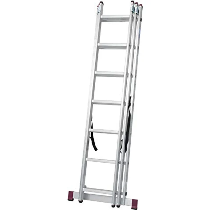KRAUSE Corda Vielzweckleiter - 3x7 Sprossen, Arbeitshöhe: 5,10 m – Bild 4