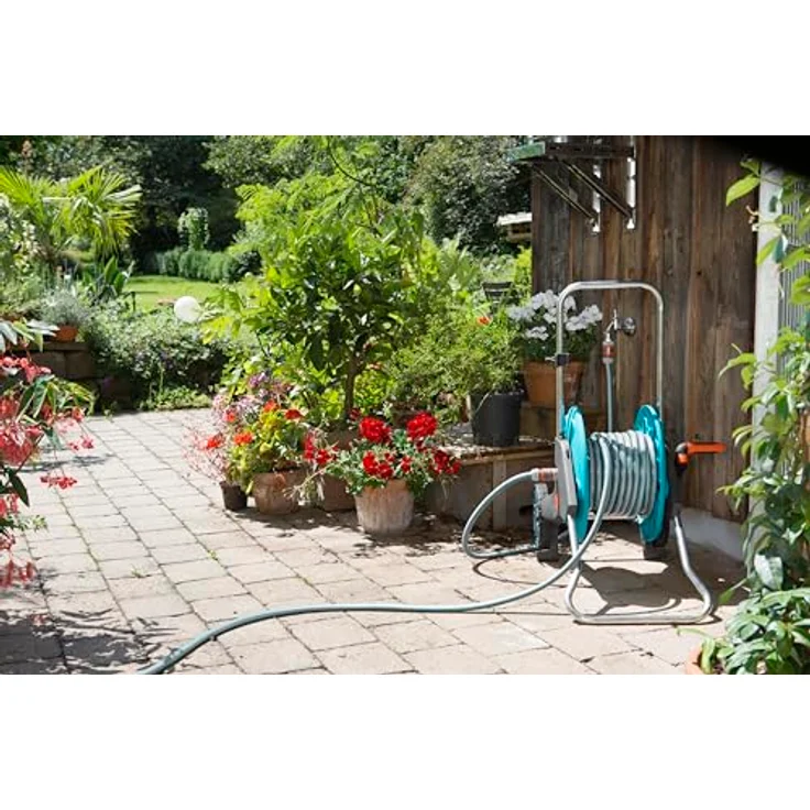 GARDENA Anschlussgarnitur Classic 13 mm (1-2 Zoll), 1.5 m: Schlauchadapter zum Anschluss des Schlauchwagens, Schlauch mit Systemteilen, 22 bar (18011-20) – Bild 2