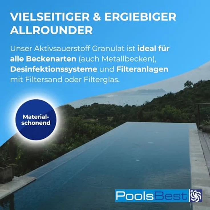 4,48 kg - PoolsBest® Aktivsauerstoff-Komplettpflege 16 Doppelbeutel – Bild 7