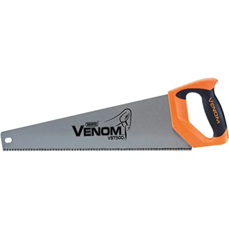 DRAPER Tools vst500 First Fix Venom Dreifach geschliffene Fuchsschwanz, blau, 500 mm