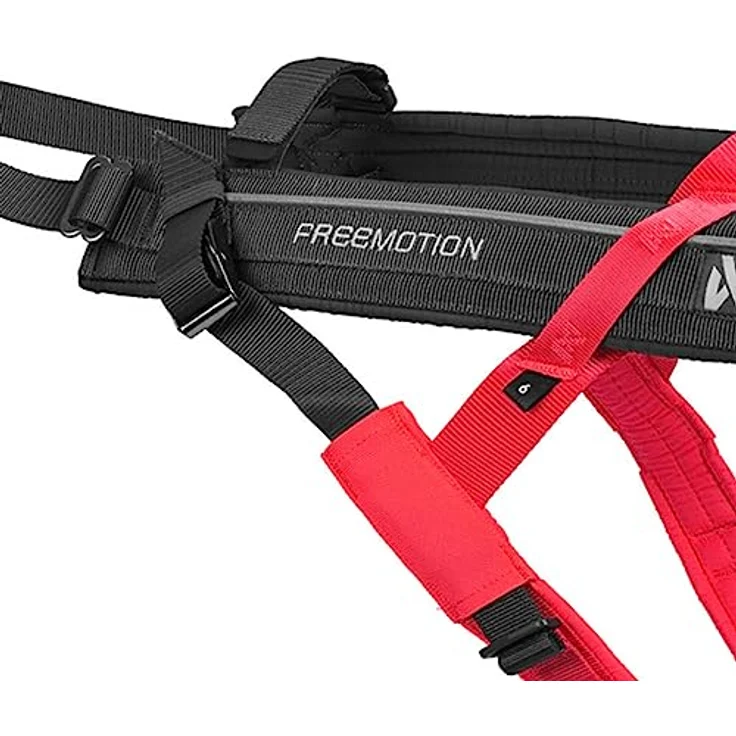 Non-stop dogwear FREEMOTION Harness 5.0 |111| Hundegeschirr für alle Sportarten, Größe:7, orange/schwarz, ergonomisches Design mit Y-förmigem Vorderteil – Bild 3