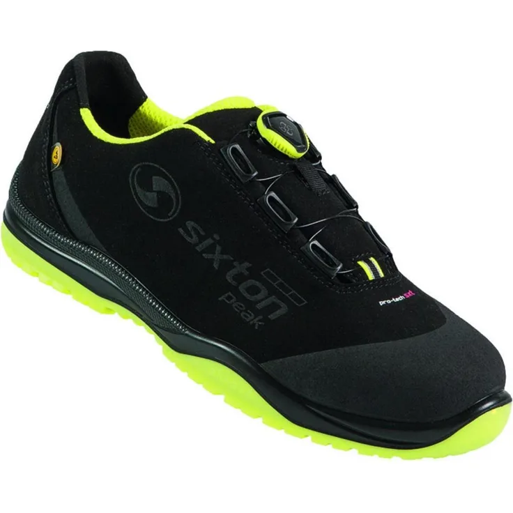 Sixton Cuban S3 Sicherheitsschuhe, atmungsaktive Microfiber, rutschhemmende Duo-PU-Laufsohle, Größe 41