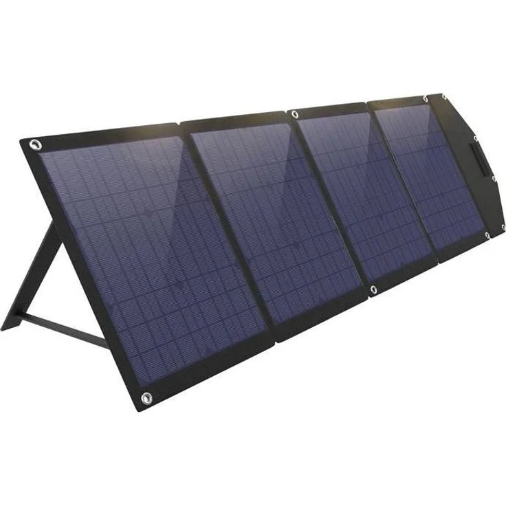 Choetech SC009-V2, Solarpanel und Solarladegerät mit 100 W Leistung, 2 USB-A-Ports, USB-C-Port, DC-Ausgang, wasserbeständig nach IPX4, faltbares Design