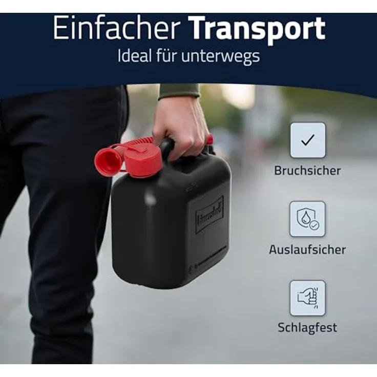 Hünersdorff Kraftstoffkanister 5l, mit UN-Zulassung – Bild 5
