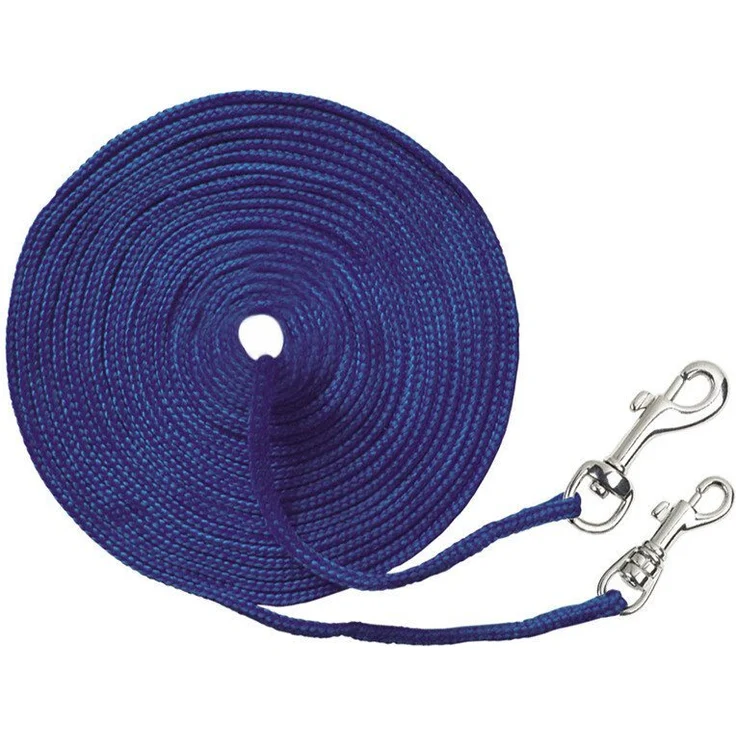 Nobby Leine Katzenleine blau, Nylon, mit Wirbel, rund, 5 m Länge, 3 mm Durchmesser – Bild 1
