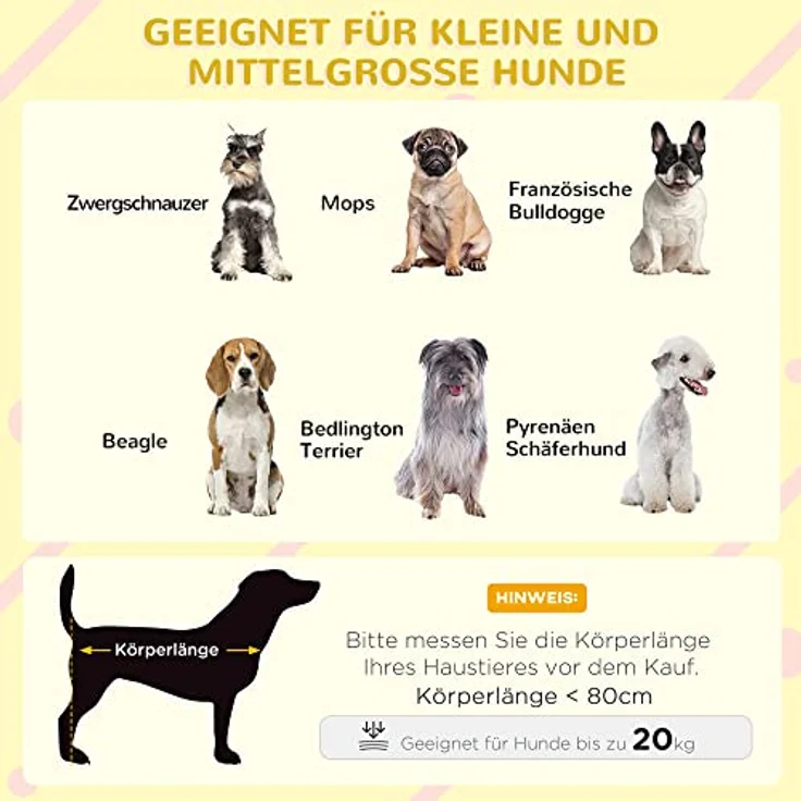 PawHut Hundehütte aus Holz, Hundehaus mit zu öffnendem Asphaltdach und abnehmbarem Boden, Outdoor Hundehaus Kleintierhaus für kleine, mittelgroße Hunde, Draußen, Grau, 109 x 79 x 72 cm – Bild 4