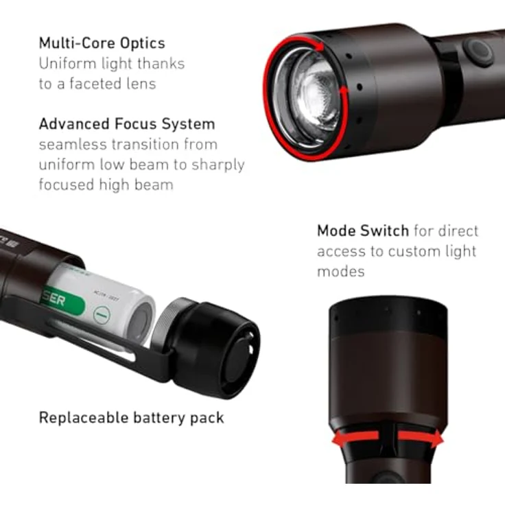 Ledlenser P6R Signature Taschenlampe, Schwarz, Box – Bild 5