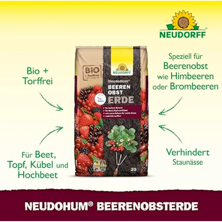 NeudoHum BeerenobstErde, 20 l – Bild 3