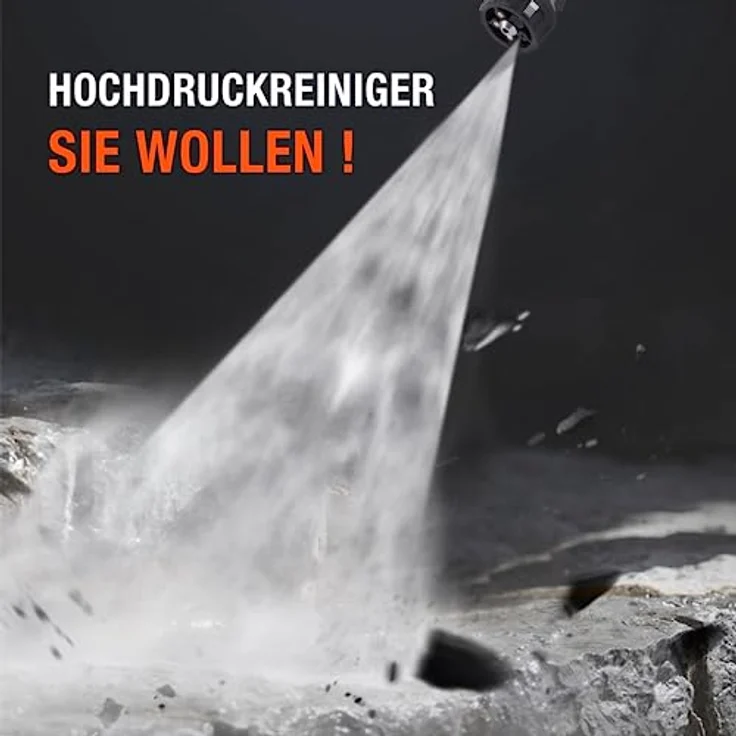 Yard Force 20V AquaJet-2 Akku-Hochdruckreiniger LW C04 mit 5-in-1 Verstellbarer Düse, Max. 45 Bar, 360 L/H Elektrischer tragbarer Hochdruckreiniger mit Zubehör, inkl. 20V / 4.0 Ah Lithium-Ionen-Akku – Bild 4
