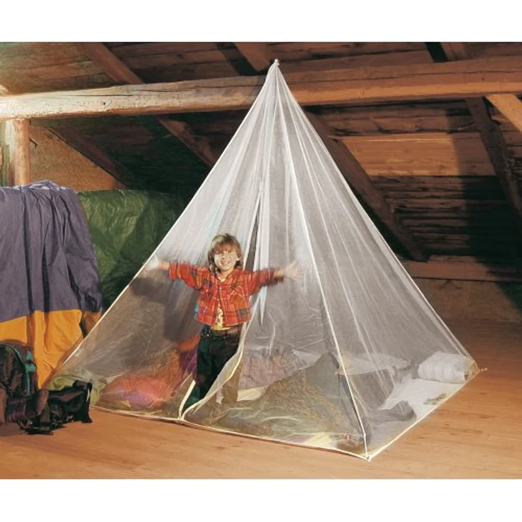 Relags Moskitonetz Fine Mesh Pyramid Single, leichtes Polyamidnetz mit Befestigungsschlaufen und kleinem Packmaß – Bild 2