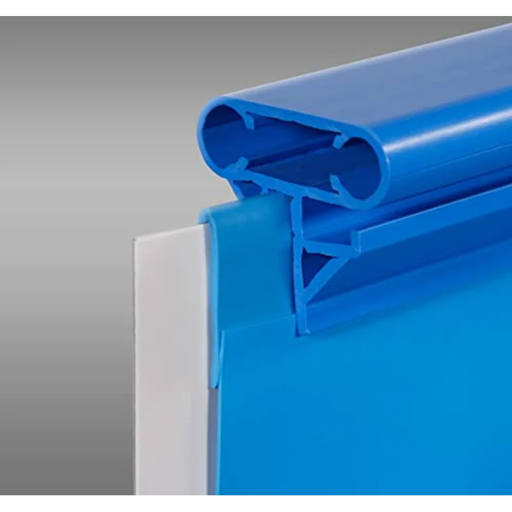Folie acht 0,8 mm blau 320 x 525 x 120 cm, Deutsche Herstellung, Auskleidung, Innenhülle, Stahlwand, Pool, Einhängebiese – Bild 4