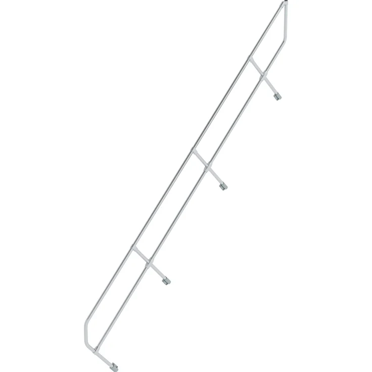 Munk Leiter + Gerüst, Zweiter Handlauf für Treppe 45° mit 15 Stufen (4 cm), Speditionslieferung innerhalb Deutschlands