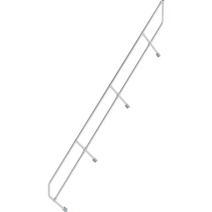 Munk Leiter + Gerüst, Zweiter Handlauf für Treppe 45° mit 15 Stufen (4 cm), Speditionslieferung innerhalb Deutschlands
